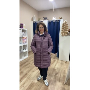 ABRIGO COLOR CIRUELA